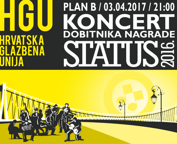 Koncert dobitnika Nagrade Status 2016. u Osijeku