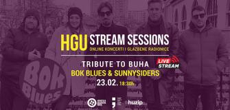 HGU stream sessions: 23.2.2022. - Tribute to Buha - Bok Blues & Sunnysiders