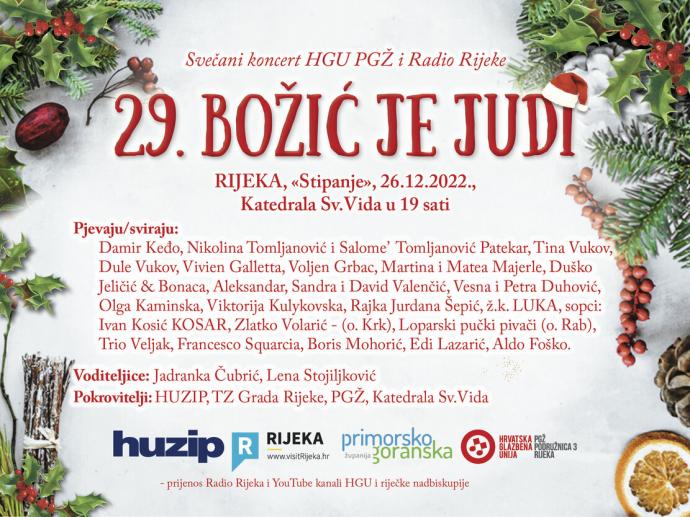 29. "Božić je judi" - 26.12.2022. u 19 sati