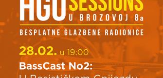 HGU Sessions u Brozovoj 8a, 28.2.2023. - BassCast No2: U Basističkom Gnijezdu, glazbena radionica