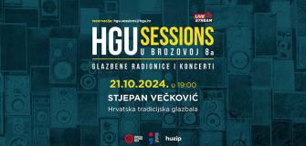 HGU Sessions u Brozovoj 8a 21.10.2024. live stream: STJEPAN VEČKOVIĆ - Hrvatska tradicijska glazbala