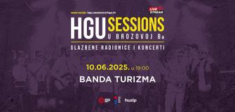 HGU Sessions u Brozovoj 8a, 10.6.2025. live stream: Banda turizma