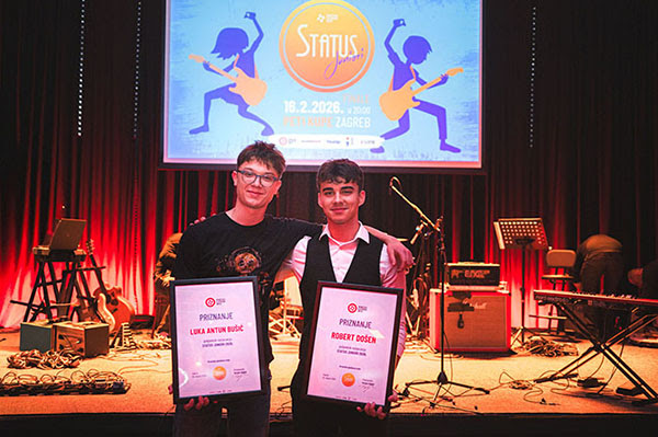 Luka Antun Bušić i Robert Došen pobjednici trećeg izdanja Status Juniora