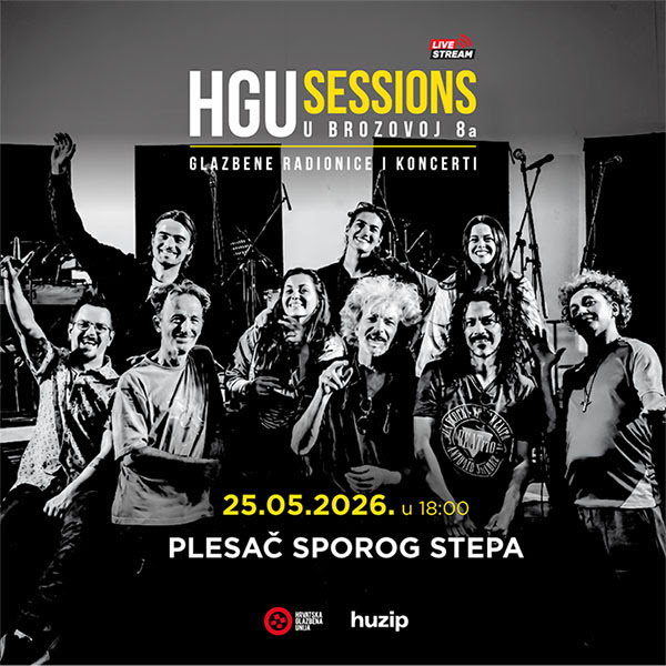 HGU Sessions u Brozovoj 8a, 25.5.2026. live stream: Plesač Sporog Stepa