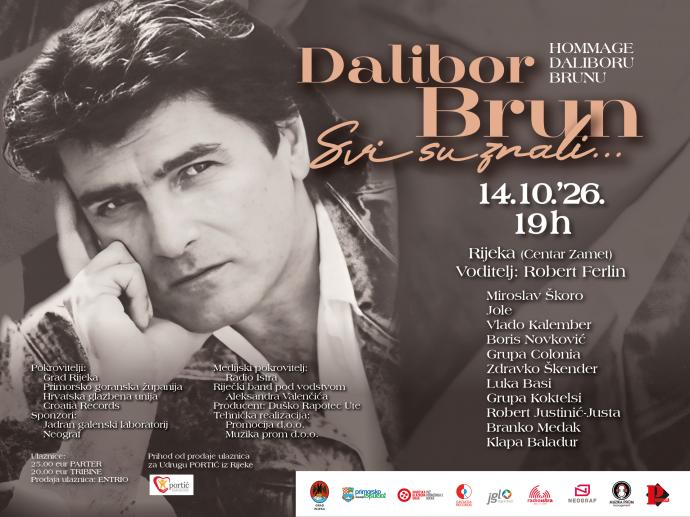 Glazbeno sjećanje na Dalibora Bruna - Koncert "Svi su znali..."