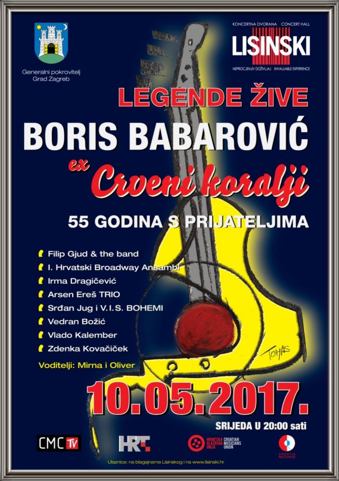 Legende žive: Boris Babarović ex Crveni Koralji - 55 godina s prijateljima