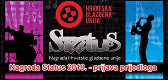 Nagrada Status 2018. - prijava prijedloga!