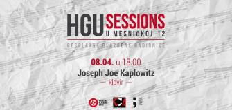 HGU Sessions u KCM-u predstavlja Josepha Joea Kaplowitza!