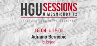 HGU SESSIONS u Mesničkoj predstavlja Adriana Bernobića - 15.4.2019. u 18h