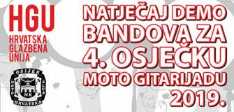 4. Osječka Moto Gitarijada 2019. - otvoren natječaj!