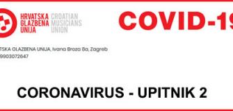 VAŽNO! - CORONAVIRUS - UPITNIK 2