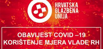 Obavijest COVID–19: Korištenje mjera Vlade RH